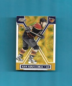 2ND YEAR! 2002-03 Pacific Exclusive GOLD Card # 8 ILYA KOVALCHUK ATLANTA SHARP!