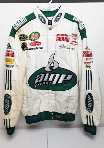 Dale Earnhardt Jr NASCAR Jacket Chase Authentics Drivers Line #88 Amp Energy Med Cover