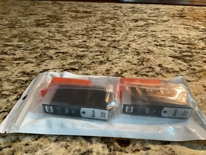 XL564 Two Black ink HP printer refill cartridges XL 564 - Picture 1 of 3