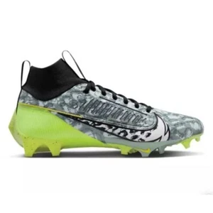 New Nike Vapor Edge Pro 360 2 Football Cleats FB8443-703 Grey/Volt/Black Sz 14 - Picture 1 of 4