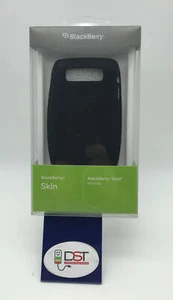 Cover Case SKIN Blackberry 9700/9780 Morbida Nera Originale - Foto 1 di 2