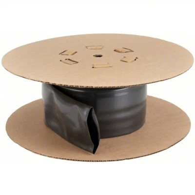 50' Insultab HS-105 черные термоусадочные трубки 50' черные 2" идентификационный коэффициент усадки 2:1 - Изображение 1 из 4