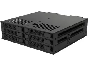 ICY DOCK MB326SP-B | 6 Bay 2.5” SATA HDD / SSD Hot Swap Backplane Cage Enclosure - Picture 1 of 5