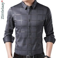 Camisas Modernas Ropa Para Hombre De Vestir Elegantes de Moda De Hombres  Camisa | eBay