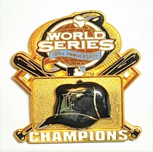 2003 World Series 100 Anniversary Champs Florida Marlins MLB Baseball Lapel Pin - Picture 1 of 1