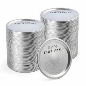 114 - Count Wide - Mouth Canning Lids - Airtight, Fit Ball/Kerr Jars - Picture 1 of 16