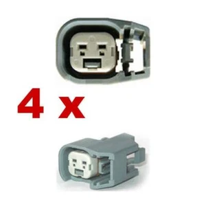Einspritzdüsen Ersatz Stecker - BOSCH EV6, EV14 (4 x FEMALE) auto kfz motor us - Picture 1 of 3