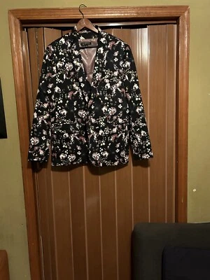 INC NUEVO Hombre Floral 2 Piezas Chaqueta y Chaleco Talla XL Boda PROM Club Nocturno Foto 1 de 4