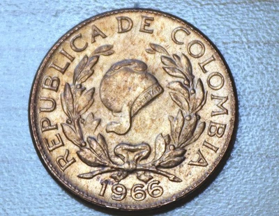1966 Colombia 5 Centavos Unc. - Image 1 of 2