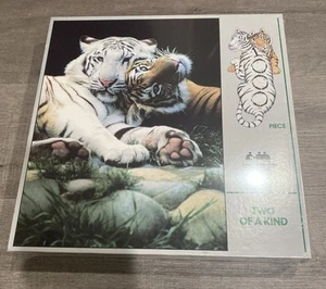 Two Of A Kind 1987 Tiger Jigsaw Puzzle 1000 Piece Case-Tete - New Sealed - Picture 1 of 6