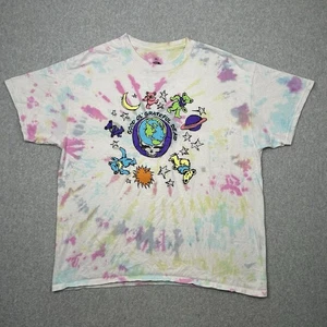 Grateful Dead Good Ol' Graphic T-shirt Men XL White Tie Dye Music Space Bear - Picture 1 of 6