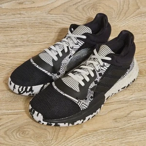 Zapatos de baloncesto Adidas Marquee Boost bajos para hombre talla 14 informales blancos negros F97281 - Imagen 1 de 10