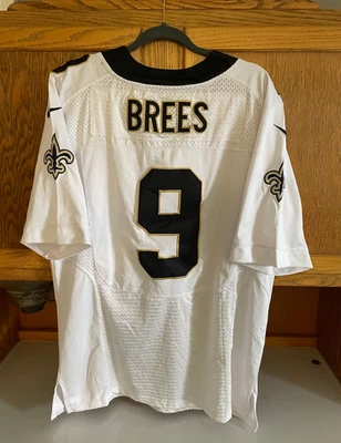 Camiseta Nike New Orleans Saints Drew Brees #9 NFL para hombre talla 44 Foto 1 de 4