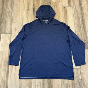 Vineyard Vines OTG On-The-Go Heather Blue Lightweight Performance Hoodie XXL/2XL - Picture 1 of 6