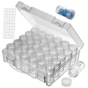 Bead Organizer, Bead Containers, 30 Grids Diamond Painting Storage Containers - Picture 1 of 8