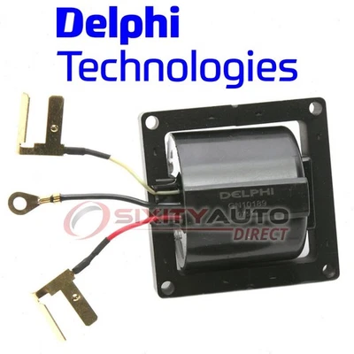 Delphi Ignition Coil for 1985-1986 GMC K3500 4.8L 5.7L 7.4L L6 V8 Wire Boot py Foto 1 de 4