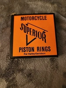 HARLEY DAVIDSON Superior .040 Piston Rings Set 2745L 040 NOS - Picture 1 of 6
