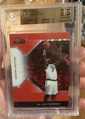 2004 Finest Al Jefferson Rookie Red X-Fractor Refractor /99 BGS 9.5 💎Gem Mint! - Image 1 of 2