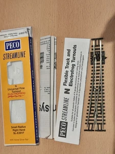 PECO Streamline Spur N SL-E391F - Small Radius Code 55 Handweiche Rechts  OVP - Bild 1 von 2