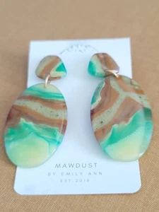 Mawdust by Emily Ann EST.2018 Ohrringe handgefertigt (3349HJT) Polymer Clay - Bild 1 von 16