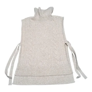 Soft Surroundings Aviemore Cable Knit Poncho Cowl Sweater Women's L/XL - Picture 1 of 4