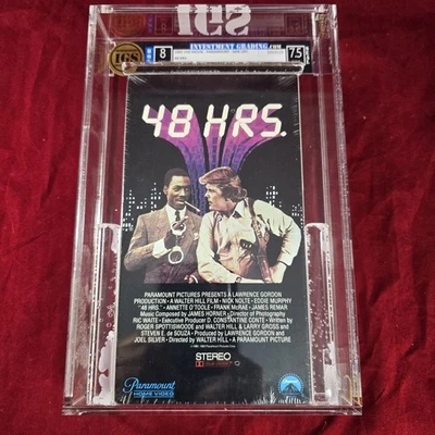48 hrs Vhs Movie (1983) IGS Graded 8.0 7.5 Eddie Murphy & Nick Nolte - Image 1 of 4