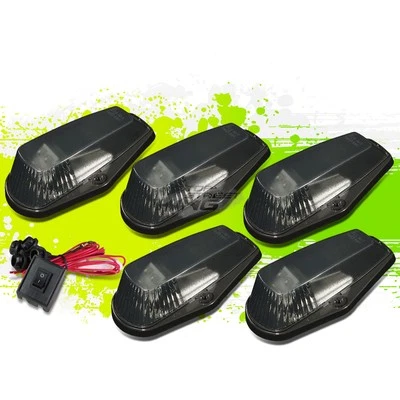 Дымчатые белые светодиодные лампы для крыши кабины для Ford F150 F250 F350 80-96 5 шт. - Изображение 1 из 4