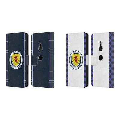 SCOTLAND NATIONAL FOOTBALL TEAM 2022/23 KITS LEATHER BOOK CASE FOR SONY PHONES 1 - Image 1 of 4