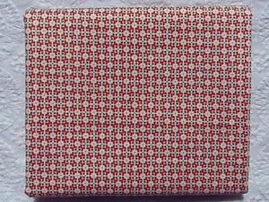 RARE OOP Denyse Schmidt DS Quilts Sweet Ruby RED GEOMETRIC FLOWERS - Picture 1 of 1