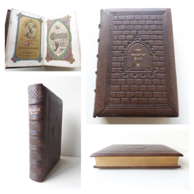 1863 The CHRISTIAN YEAR Fine Binding by Cundall & Miller OXFORD Bible LEATHER Foto 1 de 4
