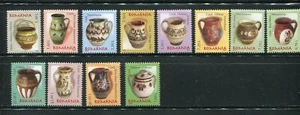 Juegos de estampillas de cerámica de Rumania 4978-4958, 5027-5030 montadas sin montar o nunca montadas - Imagen 1 de 2
