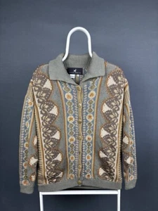 Vintage Peruvian Connection Knit Cardigan Sweater Size Small S - Picture 1 of 5