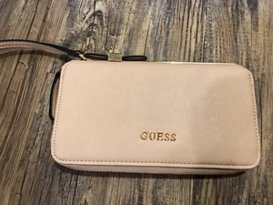 Guess Rose Gold Wallet W/Handle - Picture 1 of 8