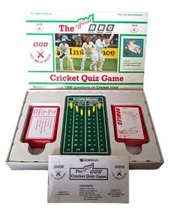 El juego oficial de preguntas de cricket de la BBC de 1988 Horsman 2+ jugadores juego de la BBC - Imagen 1 de 5