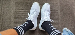 Primark | Canvas Trainers Chucks | White | Size 45 | Used | USED - Picture 1 of 8