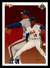 1990 Upper Deck Dwight Gooden Team Checklist New York Mets #62 Near Mint NM