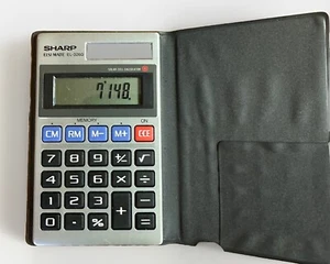 Sharp Elsi Mate EL-326G Solar Cell Calculator - Picture 1 of 6