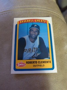 1990 SWELL GREATS ROBERTO CLEMENTE BASEBALL CARD   #20