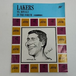 1967-1968 Los Angeles Lakers Program vs Royals The Forum Gail Goodrich NBA - Picture 1 of 12