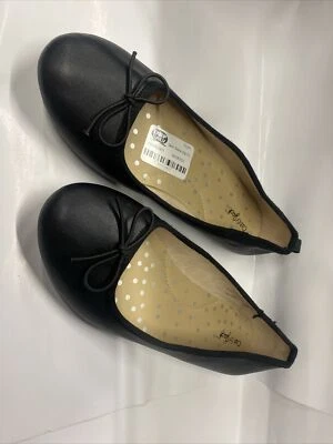 Cat & Jack Pisos Negros Talla 2 Bailarina Estilo Pisos Foto 1 de 3