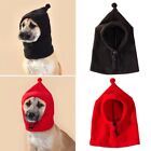 Ear Protector Pet Cap Solid Color Pet Headgear Warm Dog Hat  Dog