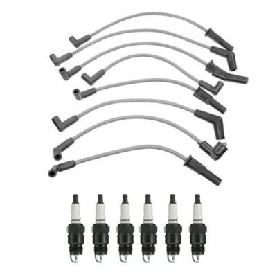 Spark Plug & Ignition Wires for Ford E150 F150 4.9L 1989-1996 - Image 1 of 4