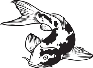 Autoaufkleber Sticker Koi Fisch Aufkleber 9X9 cm - Picture 1 of 10