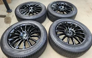 20" 2021 NEW OEM FACTORY MERCEDES AMG G63 G55 G550 G-WAGON WHEELS TIRES SENSORS. - Picture 1 of 12