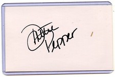 LPGA DOTTIE PEPPER SIGNED 3x5 INDEX CARD
