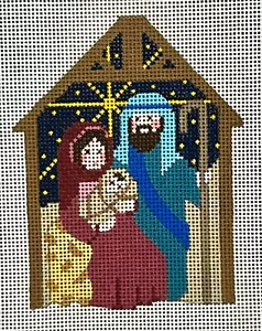 Danji Designs Nativity Ornament Handpainted Needlepoint Canvas 1425 - Picture 1 of 1