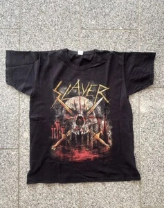 Slayer - Totenkopf T-Shirt Bandshirt Gr. L schwarz G5406 - Bild 1 von 6