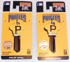 Pittsburgh Pirates MLB Blank Key 68-SC1 - Lot of 2 NEW - Picture 1 of 1