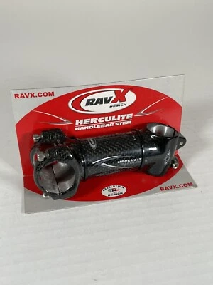 Vástago de bicicleta de carretera RavX fibra de carbono/aluminio. 110 mm, 31,8, 1 1/8",+/- 10 precio de venta sugerido por el fabricante $100 NUEVO Foto 1 de 4