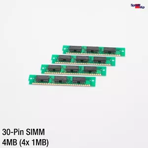 Simm 4mb Ram F 814400H-60 4x1mb 30-Pol Pin 4 Mb Tested for 8086 80286 80386 86 - Picture 1 of 2
